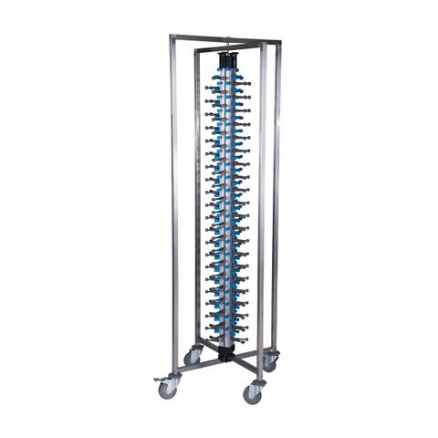 JIWINS MOBILE PLATE RACK FOR 84 PLATES S\S 650x590x1900mm (*JW-DC84*) =  1 X EACH