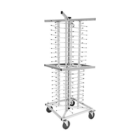CHEF INOX PLATE STACKING TROLLEY 72 PLATES 600x610x1610mm (*GN-603*) =  1 X EACH