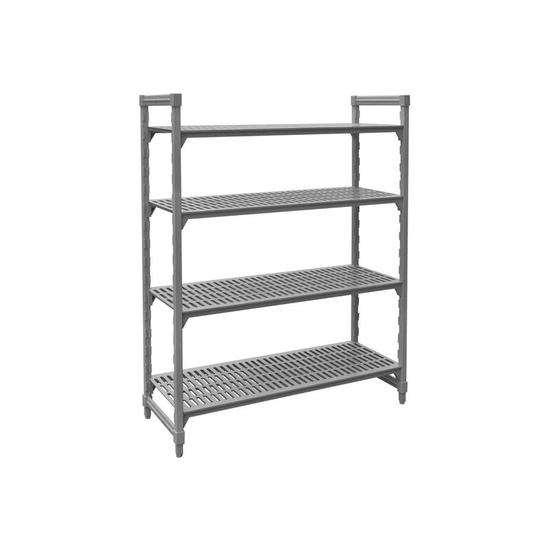 JIWINS VENTED SHELF KIT COMPLETE GREY PP/IRON 1220x455x1800 (*JW-PSU481872*) =  1 X EACH