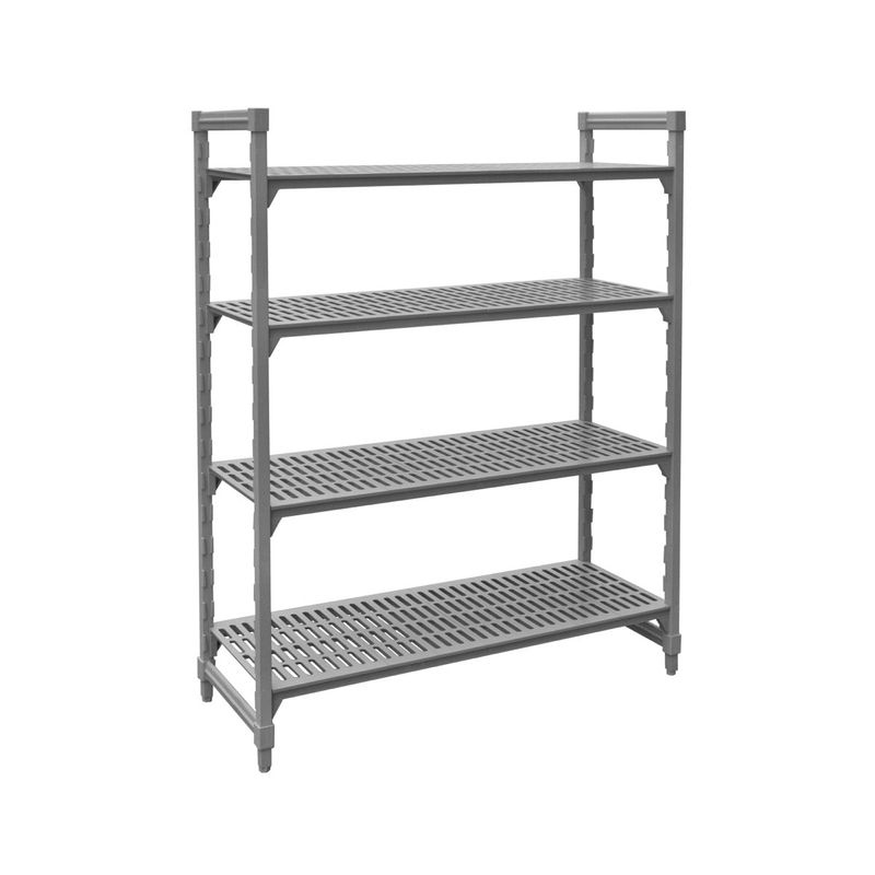 JIWINS VENTED SHELF KIT COMPLETE GREY PP/IRON 1825x455x1800 (*JW-PSU721872*) =  1 X EACH