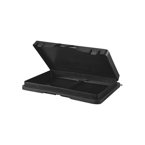 JIWINS STORANG BOX w/LID BLACK PP 460x280x60mm (*JW-CCSB*) = PACK OF 6 X EACHES