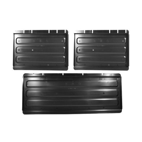 UNICA TROLLEY PANEL SET BLACK TO SUIT 09603 (*09618*) =  1 X EACH