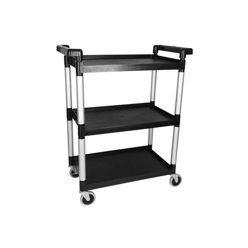 UNICA TROLLEY-3 TIER BLACK 710x420x900mm (*09601*) =  1 X EACH