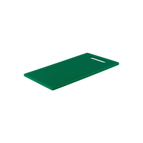 CHEF INOX CUTTING BOARD HACCP w/HDL PE 300x450x12mm GREEN (*04347*) = PACK OF 6 X EACHES