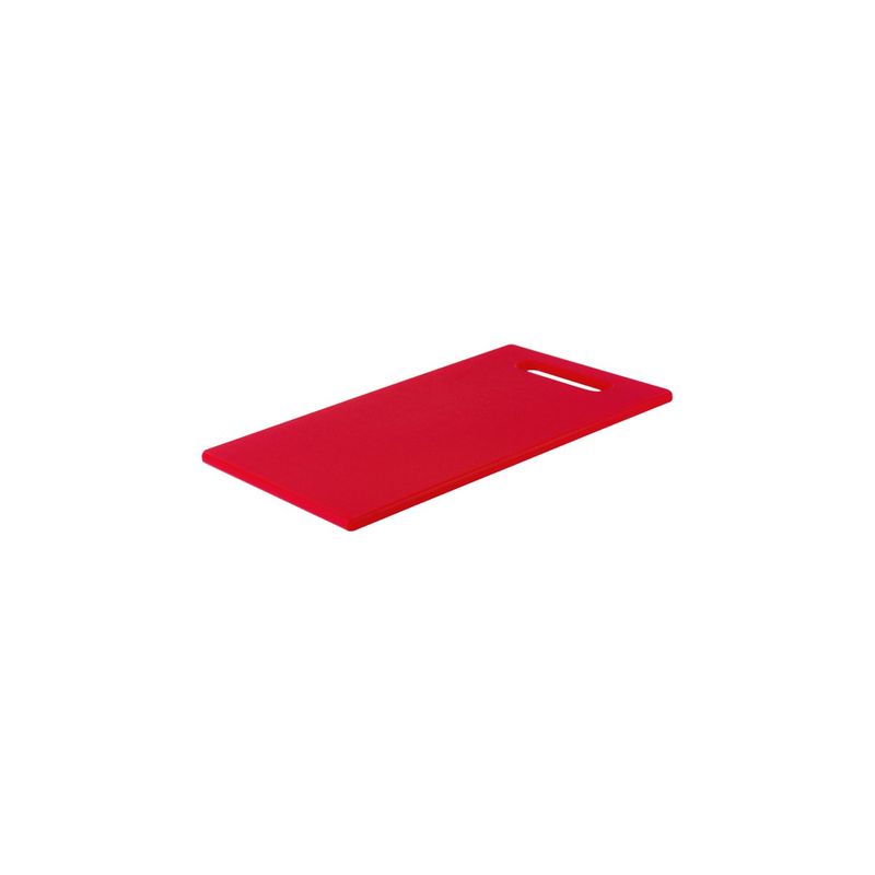 CHEF INOX CUTTING BOARD HACCP w/HDL PE 250x400x13mm RED (*04343*) = PACK OF 6 X EACHES