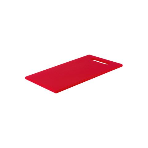CHEF INOX CUTTING BOARD HACCP w/HDL PE 300x450x12mm RED (*04348*) = PACK OF 6 X EACHES