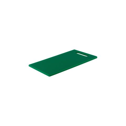 CHEF INOX CUTTING BOARD HACCP w/HDL PE 250x400x13mm GREEN (*04342*) = PACK OF 6 X EACHES