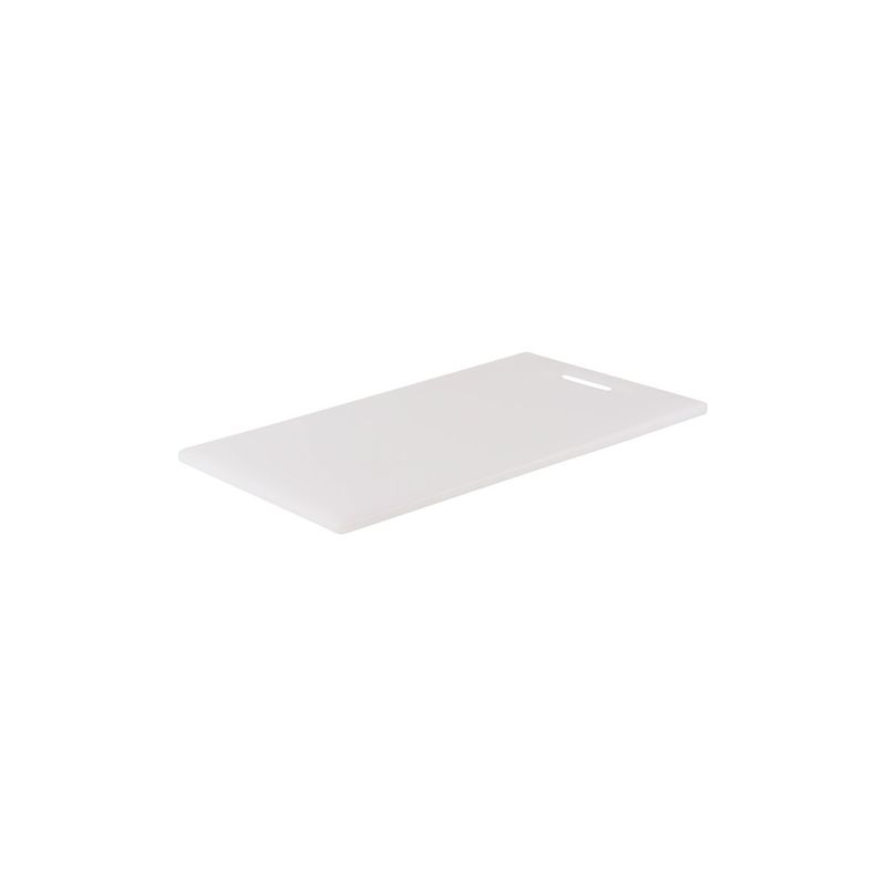 CHEF INOX CUTTING BOARD HACCP w/HDL PE 250x400x12mm WHITE (*04319*) = PACK OF 6 X EACHES