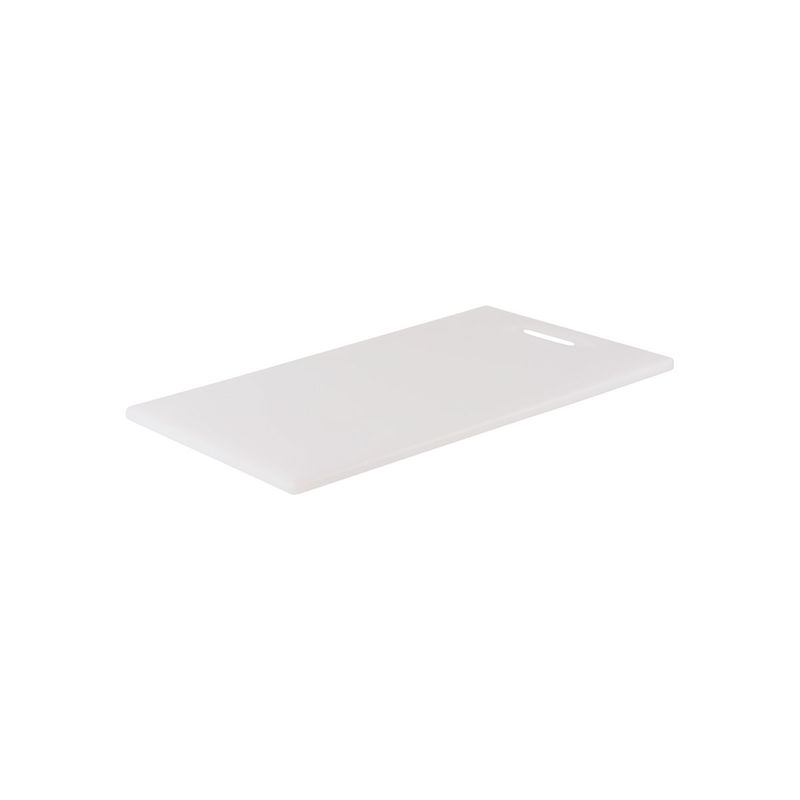 CHEF INOX CUTTING BOARD HACCP w/HDL PE 300x450x12mm WHITE (*04320*) = PACK OF 6 X EACHES