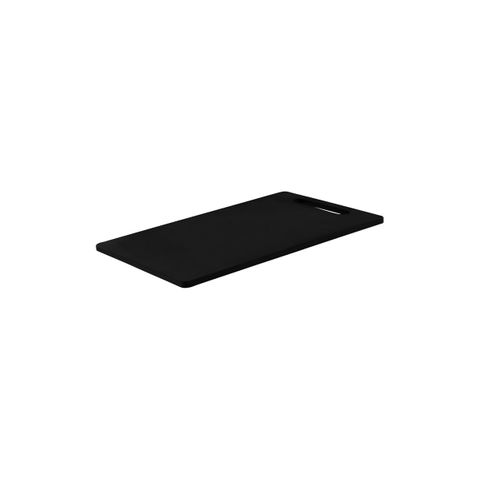 CHEF INOX CUTTING BOARD HACCP w/HDL  PE 250x400x12mm BLACK (*04319-BK*) = PACK OF 6 X EACHES