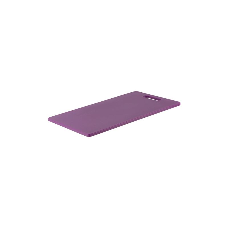 CHEF INOX CUTTING BOARD HACCP w/HDL PE 250x400x12mm PURPLE (*04319-PUR*) = PACK OF 6 X EACHES