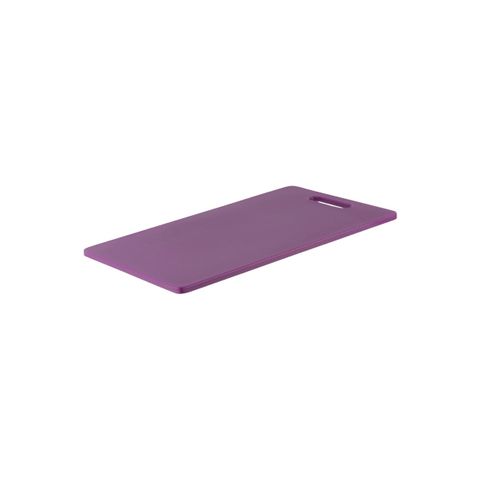 CHEF INOX CUTTING BOARD HACCP w/HDL PE 300x450x12mm PURPLE (*04320-PUR*) = PACK OF 6 X EACHES