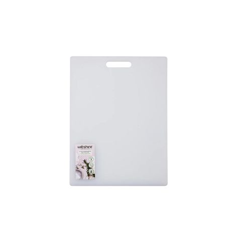 WILTSHIRE WHITE CHOPPING BOARD 405x305x10mm (*WLT49032*) = PACK OF 4 X EACHES