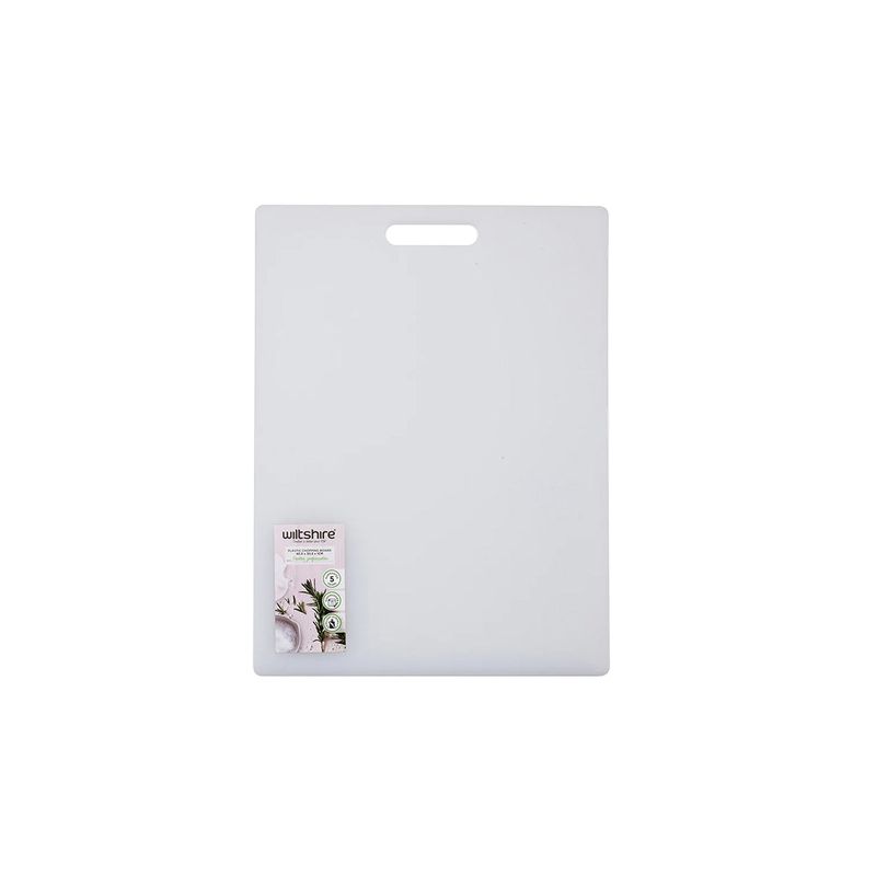 WILTSHIRE WHITE CHOPPING BOARD 405x305x10mm (*WLT49032*) = PACK OF 4 X EACHES