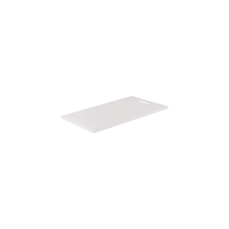 CHEF INOX CUTTING BOARD HACCP w/HDL PE 200x270x12mm WHITE (*04311*) = PACK OF 6 X EACHES