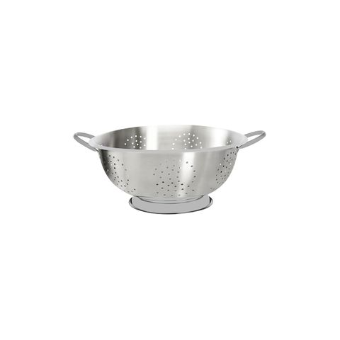 CHEF INOX COLANDER 4mm HOLES WIRE HDL S/S 285x102mm 5.0lt (*07405*) =  1 X EACH