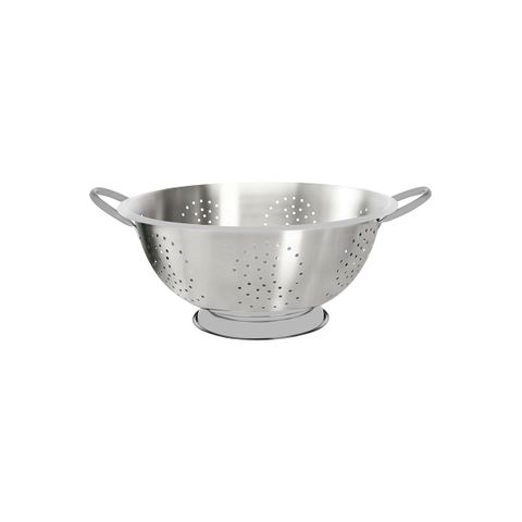 CHEF INOX COLANDER 4mm HOLES WIRE HDL S/S 335x140mm 8.0lt (*07408*) =  1 X EACH
