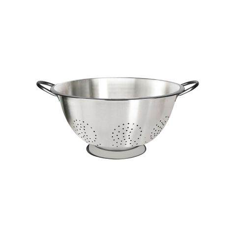 CHEF INOX COLANDER 4mm HOLES WIRE HDL S/S 375x165mm 13.0lt (*07413*) =  1 X EACH