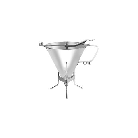 DEBUYER CONFECTIONARY FUNNEL w/STAND S/S 1.9lt (*37180*) =  1 X EACH
