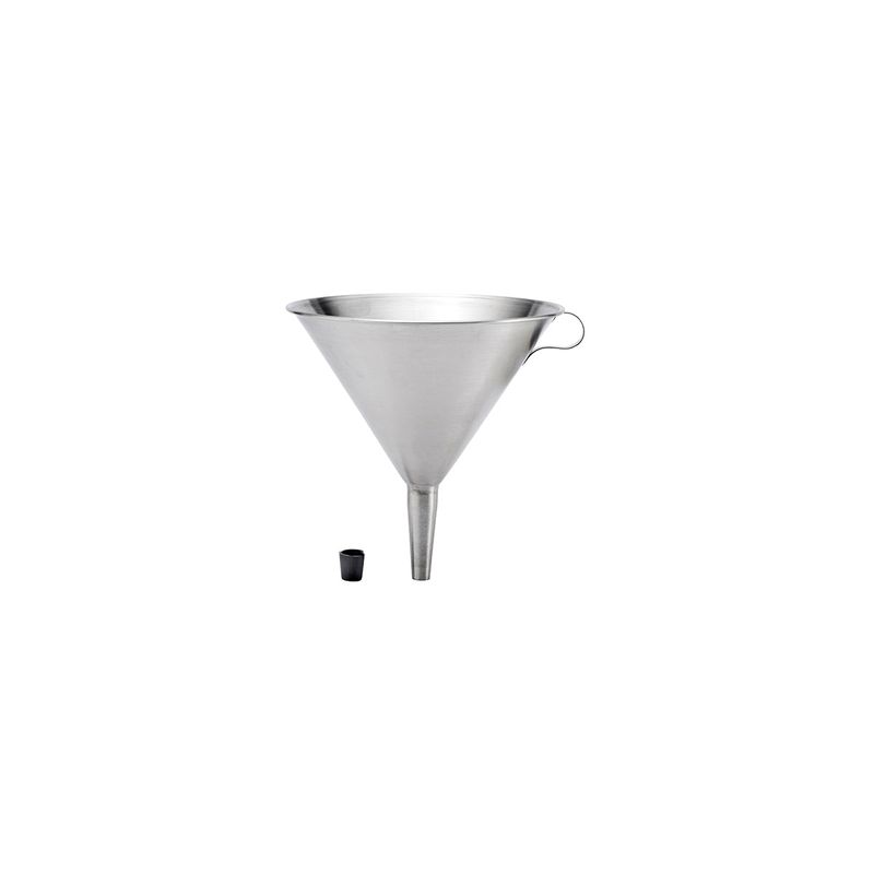 CHEF INOX ROUND FUNNEL S/S 200mm (*39354*) = PACK OF 6 X EACHES