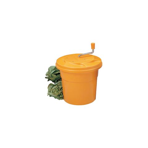 PADERNO MANUAL SALAD SPINNER PP 430x520mm 25lt ORANGE (*PD9888-20*) =  1 X EACH