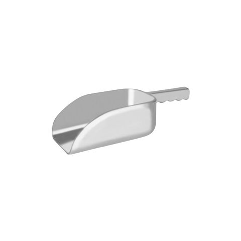 CHEF INOX FLAT SCOOP ALUMINIUM 230x130x80mm 650ml (*66165*) =  1 X EACH