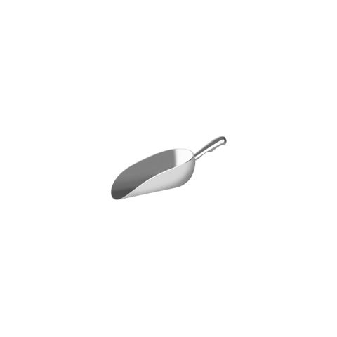 CHEF INOX ROUND SCOOP ALUMINIUM 160x80mm 340ml/12oz (*66016*) = PACK OF 12 X EACHES