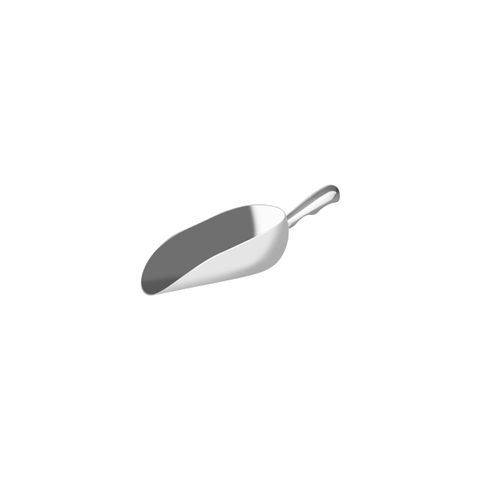 CHEF INOX ROUND SCOOP ALUMINIUM 200x100mm 680ml/24oz (*66020*) = PACK OF 12 X EACHES
