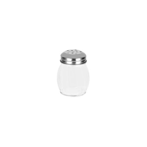 CHEF INOX CHEESE SHAKER GLASS w/S/S LID 170ml (*06816*) = PACK OF 12 X EACHES