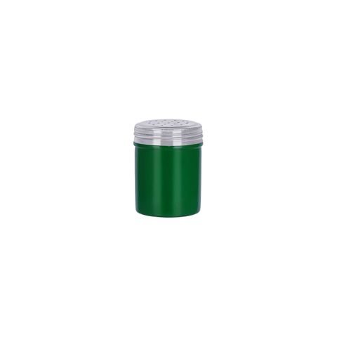 CHEF INOX SALT DREDGE S/S 70x90mm 285ml GREEN (*07241-GN*) = PACK OF 12 X EACHES