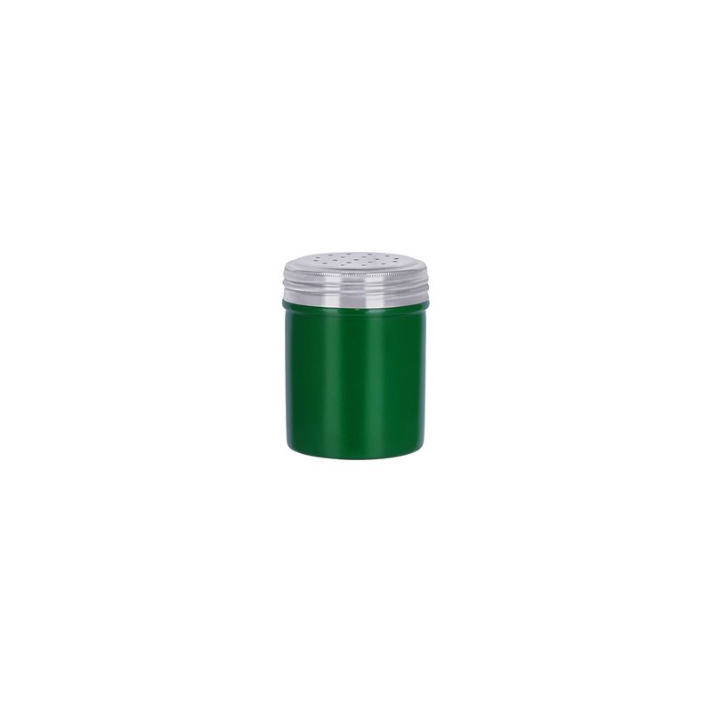 CHEF INOX SALT DREDGE S/S 70x90mm 285ml GREEN (*07241-GN*) = PACK OF 12 X EACHES