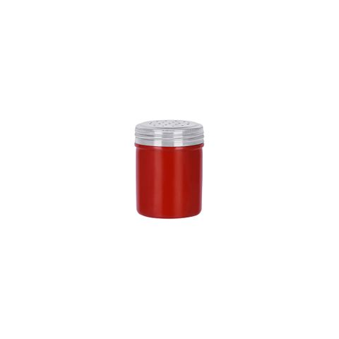 CHEF INOX SALT DREDGE S/S 70x90mm 285ml RED (*07241-RD*) = PACK OF 12 X EACHES