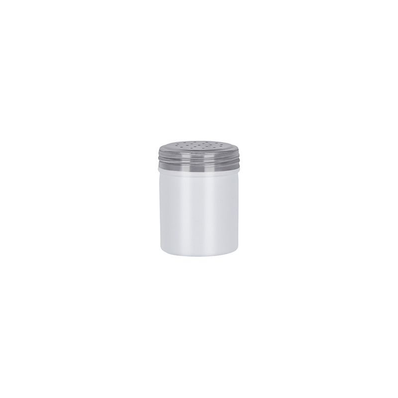 CHEF INOX SALT DREDGE S/S 70x90mm 285ml WHITE (*07241-WH*) = PACK OF 12 X EACHES