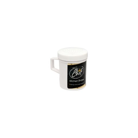 AI DE CHEF SHAKER-WHITE PLASTIC (*ADC6192*) = PACK OF 4 X EACHES