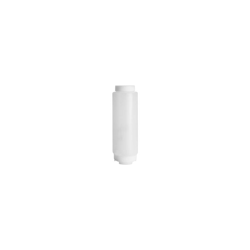 JIWINS DUAL-WAY BOTTLE TRANSPARENT PE 70x208 20oz/591ml (*JW-FIFO20*) = PACK OF 24 X EACHES