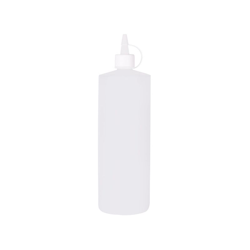 CHEF INOX SQUEEZE BOTTLE HDPE 1.0lt CLEAR (*06850*) =  1 X EACH