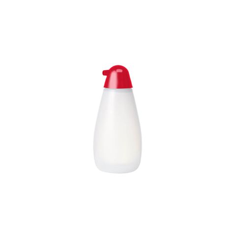 CHEF INOX SQUEEZE BOTTLE w/OIL POURER 300ml RED CAP (*06818*) = PACK OF 10 X EACHES