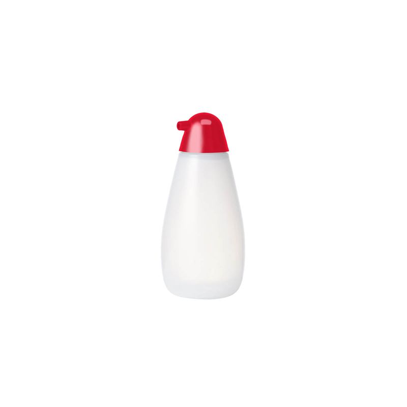 CHEF INOX SQUEEZE BOTTLE w/OIL POURER 300ml RED CAP (*06818*) = PACK OF 10 X EACHES