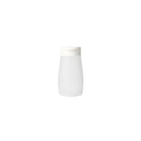 CHEF INOX SOFT SQUEEZE SHAKER BOTTLE CREAM CAP 14SHOLES200ml (*06819*) = PACK OF 10 X EACHES
