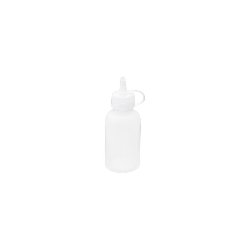 CHEF INOX MINI SAUCE BOTTLE w/SEAL TIP 50ml CLEAR (*06860*) = PACK OF 12 X EACHES