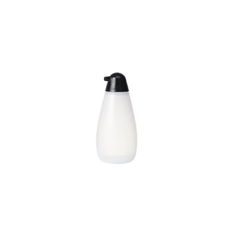 CHEF INOX SQUEEZE BOTTLE w/OIL POURER 200ml BLACK CAP (*06817*) = PACK OF 10 X EACHES