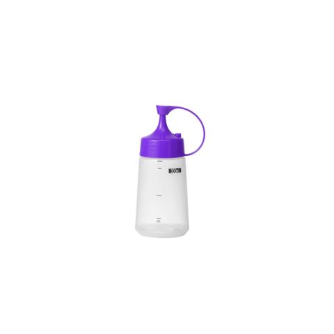 CHEF INOX SOFT SQUEEZE BOTTLE w/PURPLE CAP 300ml (*06830*) = PACK OF 10 X EACHES