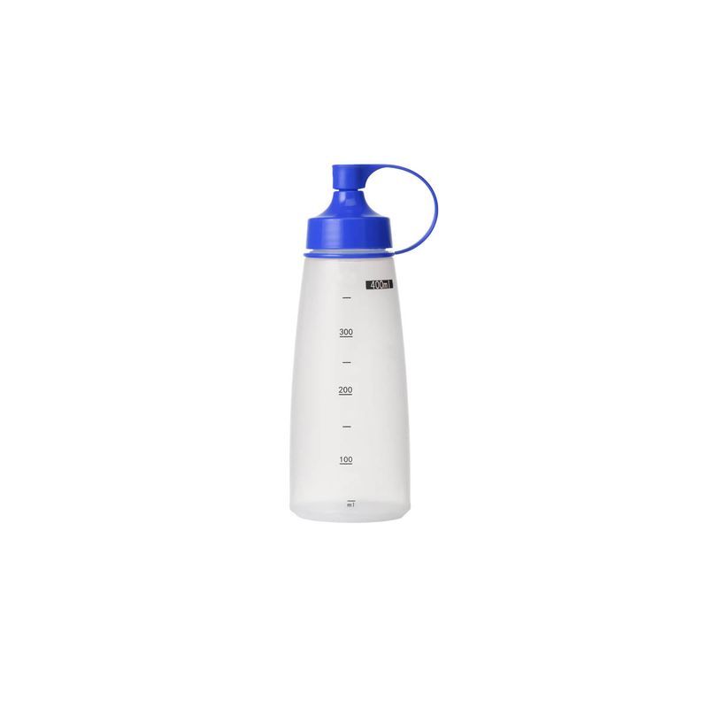 CHEF INOX SOFT SQUEEZE BOTTLE w/BLUE CAP 400ml (*06833*) = PACK OF 10 X EACHES