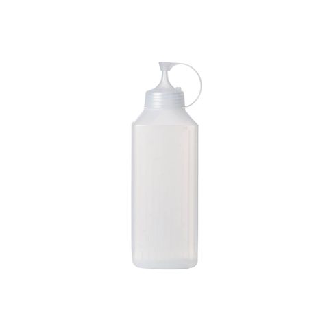 CHEF INOX SQUARE NARROW MOUTH SQUEEZE BOTTLE GRAD 800mlCLEAR (*06853*) = PACK OF 10 X EACHES