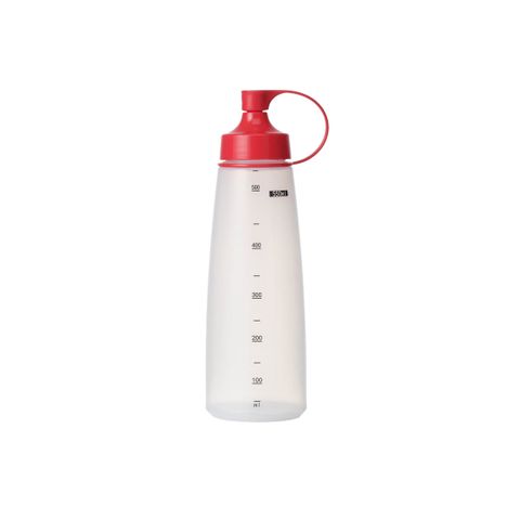 CHEF INOX SOFT SQUEEZE BOTTLE w/RED CAP 550ml (*06835*) = PACK OF 10 X EACHES