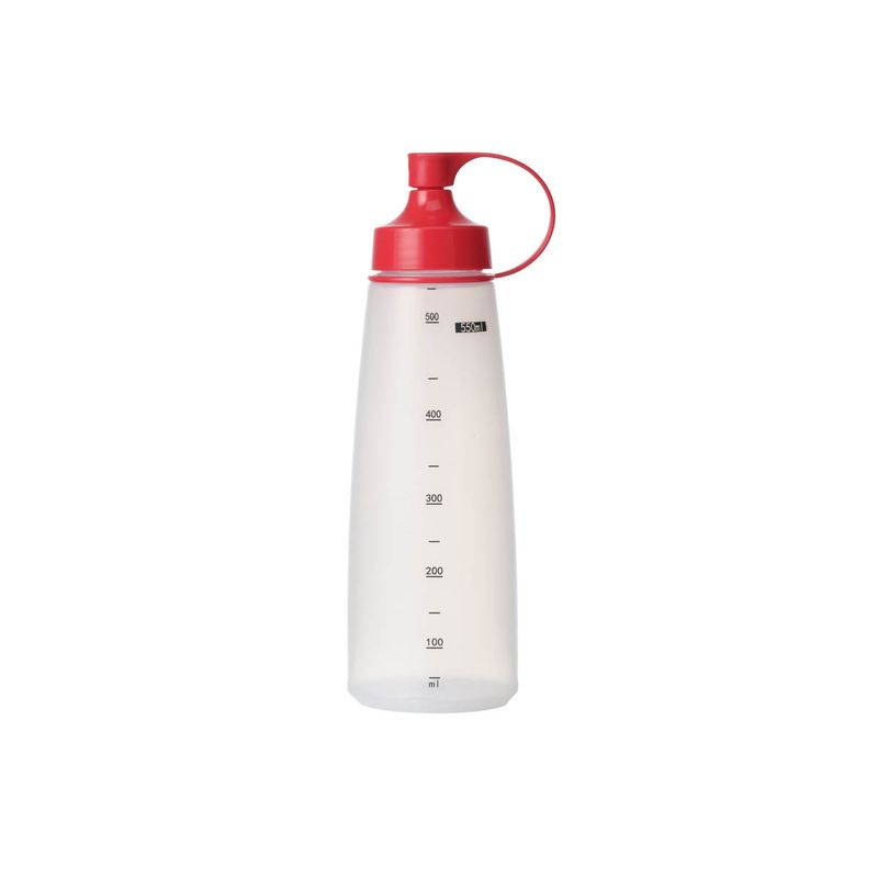 CHEF INOX SOFT SQUEEZE BOTTLE w/RED CAP 550ml (*06835*) = PACK OF 10 X EACHES