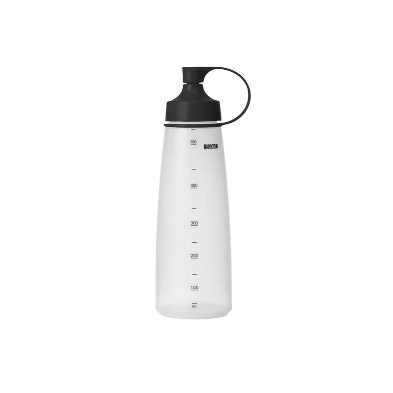 CHEF INOX SOFT SQUEEZE BOTTLE w/BLACK CAP 550ml (*06836*) = PACK OF 10 X EACHES