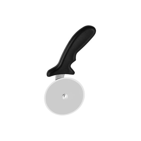 CHEF INOX PIZZA CUTTER 18/0 NON SLIP PLASTIC HDL 100mm (*06285*) = PACK OF 12 X EACHES