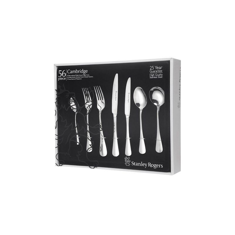 STANLEY ROGERS CAMBRIDGE 56PC CUTLERY SET (*SR50665*) = PACK OF 2 X SETS