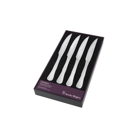 STANLEY ROGERS CHELSEA STEAK KNIVES 4PC SET (*SR50469*) = PACK OF 4 X SETS